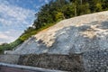 Slope retention engineering to prevent soil erosion and landslide