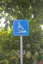 Slope sign for the disabled