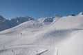 Slope in Soelden Royalty Free Stock Photo