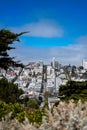 Sloped San Francisco street Royalty Free Stock Photo