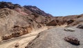 The Slopes of Artists Palette, Death Valley National Park, California Royalty Free Stock Photo