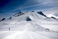 Slopes of Hintertux 1, Austria. Royalty Free Stock Photo