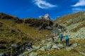 The first colors of autumn at the foot of Monviso - Refuge and Lake Alpetto - Po Valley Ã¢â¬â Cuneo