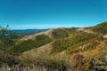 Hills of green and red Royalty Free Stock Photo