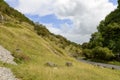 Slopes and road at Cheddar gorge, Somerset