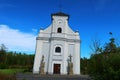 The sloping church of St. Peter of Alcantara