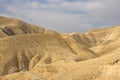 Sloping hills in the Judean Desert