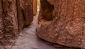 Slot Canyon, Cathedral Gorge State Park, Nevada Royalty Free Stock Photo