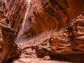 Slot canyon at Long Canyon, Utah Royalty Free Stock Photo