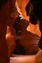 Slot canyon in Northern Arizona Royalty Free Stock Photo