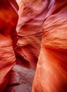 Slot Canyon in Northern Arizona Royalty Free Stock Photo