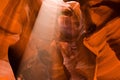 Slot Canyon Sunbeam Royalty Free Stock Photo