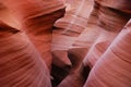 Slot canyon texture, sandstone background Royalty Free Stock Photo