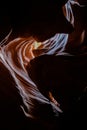 Slot canyon, Upper Antelope Canyon, Arizona Royalty Free Stock Photo