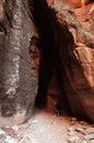 Slot canyons in Utah caren Royalty Free Stock Photo