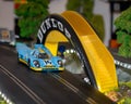 Slot cars Royalty Free Stock Photo