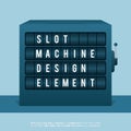 Slot Machine Design Element Royalty Free Stock Photo