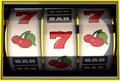 Slot Machine With Symbols On Reel