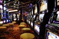Slot Machines - Casino Interior - Cash Games - Revenue Royalty Free Stock Photo
