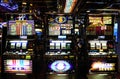 Slot Machines - Casino - Money Games - Luck Royalty Free Stock Photo