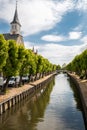 Sloten a mediaval city in the Netherlands Royalty Free Stock Photo