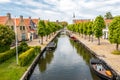 Sloten a mediaval city in the Netherlands Royalty Free Stock Photo