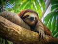 Sloth in Puerto Costa Rica Royalty Free Stock Photo