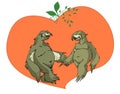 Sloths in love