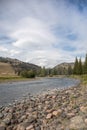 Slough Creek Yellowstone National Park. Royalty Free Stock Photo