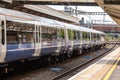 SLOUGH, ENGLAND- 11 September 2022: Elizabeth Line train at Slough train station