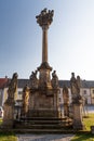 Sloup Nejsvetejsi Trojice column in Lostice city in Czech republic