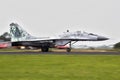 Slovak Air Force Mig-29 Fulcrum taking off Royalty Free Stock Photo