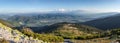 Slovak gorgeous mountainous landscape with blue sky Royalty Free Stock Photo