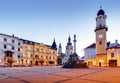 Slovakia, Banska Bystrica main SNP square Royalty Free Stock Photo