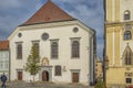 Slovakia, Bratislava - November 5th, 2017 historic old town, buildings from austro-hungarian empire. Main square Royalty Free Stock Photo