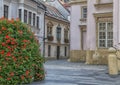 Slovakia, Bratislava - November 5th, 2017 historic old town, buildings from austro-hungarian empire. Royalty Free Stock Photo