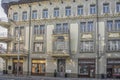 Slovakia, Bratislava - November 5th, 2017 historic old town, buildings from austro-hungarian empire. Royalty Free Stock Photo