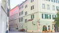 Slovakia, Bratislava, old town hall along Rhine river and Danube river