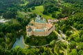 Slovakia Castle from Bojnice in the summer time