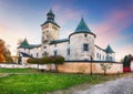 Slovakia castle in city Bytca near Zilina Royalty Free Stock Photo