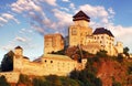 Slovakia Castle - Trencin Royalty Free Stock Photo