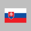Slovakia flag vector illustration in high quality for ui and ux, website or mobile application Royalty Free Stock Photo