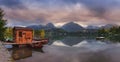 Slovakia, High Tatras. The Strbske Pleso in the morning.