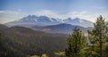 Slovakia mountain landscape. Nature fields. High Tatras, Europe, Belianske Tatry.