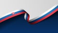 Slovakia ribbon flag background