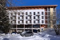 SLOVAKIA, STRBSKE PLESO - JANUARY 05, 2015: Hotel Crocus in Strbske Pleso.