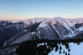 Slovakia winter mountain - Velka Fatra Royalty Free Stock Photo