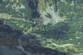 slovakian carpathian mountains in autumn. rock textures on walls