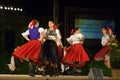 Slovakian dancing girls Royalty Free Stock Photo