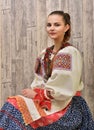 Slovakian folklore clothes traditional